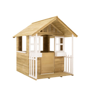 Maisonnette cubby avec veranda tp toys fsc 119,5 x 137 x 138 cm