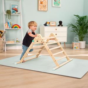 Triangle d'escalade pliable Montessori Pikler FSC 90,6 x 78,1 x 58,3 cm