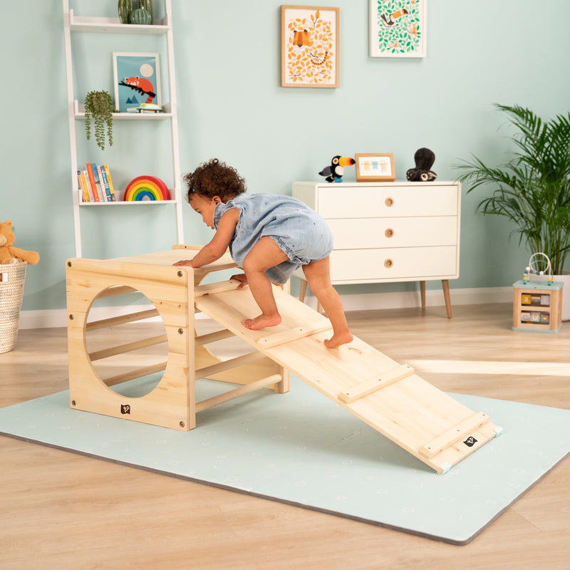 Pont/toboggan Montessori FSC 100 x 45 x 5,5 cm