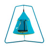 Aire ovni igloo bleu + structure tp toys 190 x 182 x 159 cm